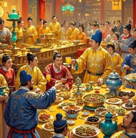 古代皇帝御膳“吃不完”的背后：奢华与循环的宫廷智慧